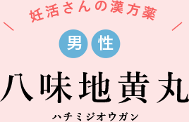 妊活さんの漢方薬 男性 八味地黄丸ハチミジオウガン