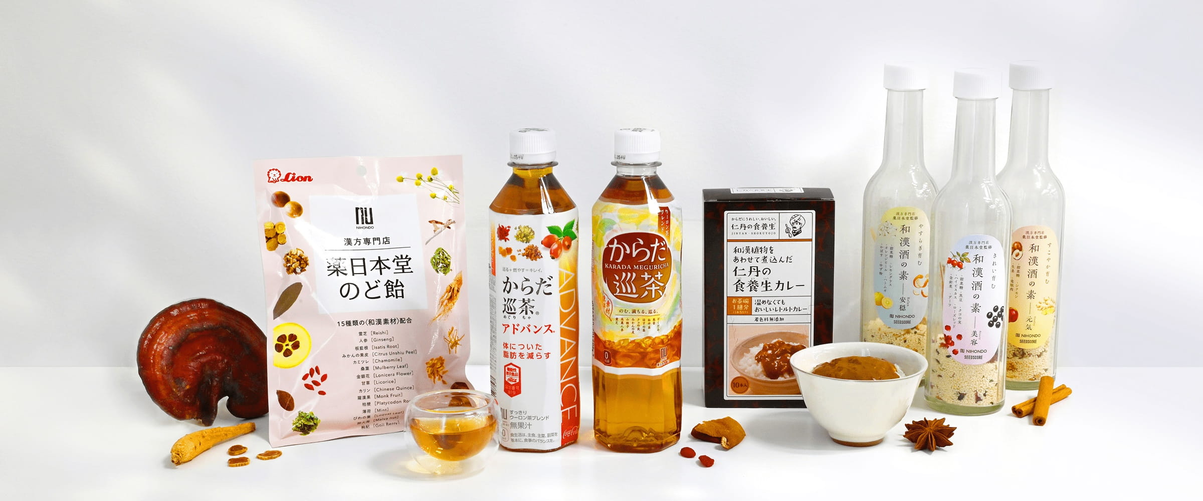 商品開発事業で生まれた商品の数々